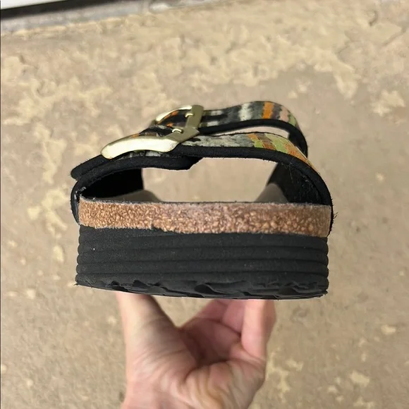 New Papillio Birkenstock Black Footbed Sandals - Picture 4 of 10